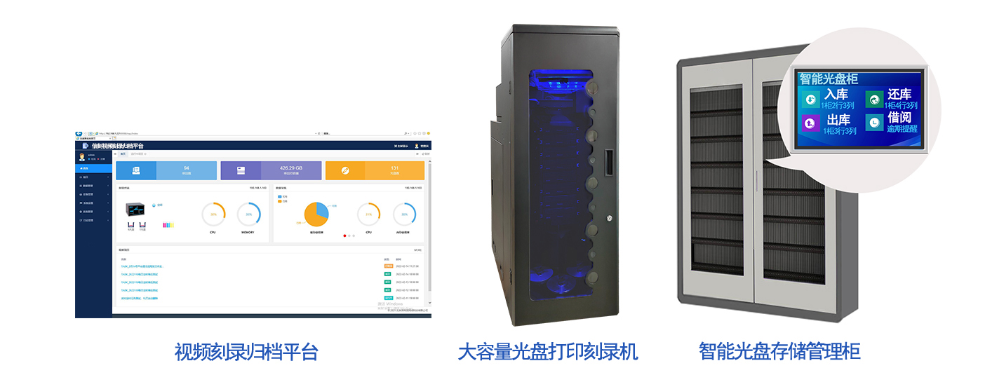 信刻检察院审讯视频数据自动刻录备份归档系统软硬件